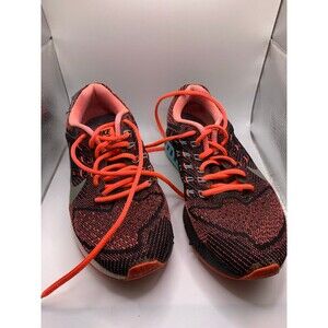 Nike Womens Air Zoom Structure 18 683737-800 Orange Running Shoes Sneakers Sz 8